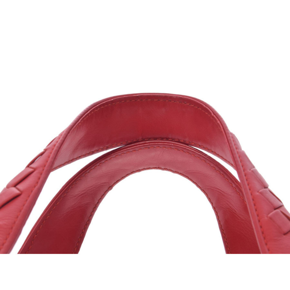 Bottega Veneta Boston Bag Red Lambskin - Picture 4 of 11